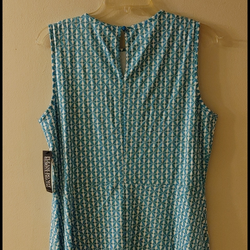 🆕 New York & Company Patterned Dress 💚 💙 - Picture 4 of 8